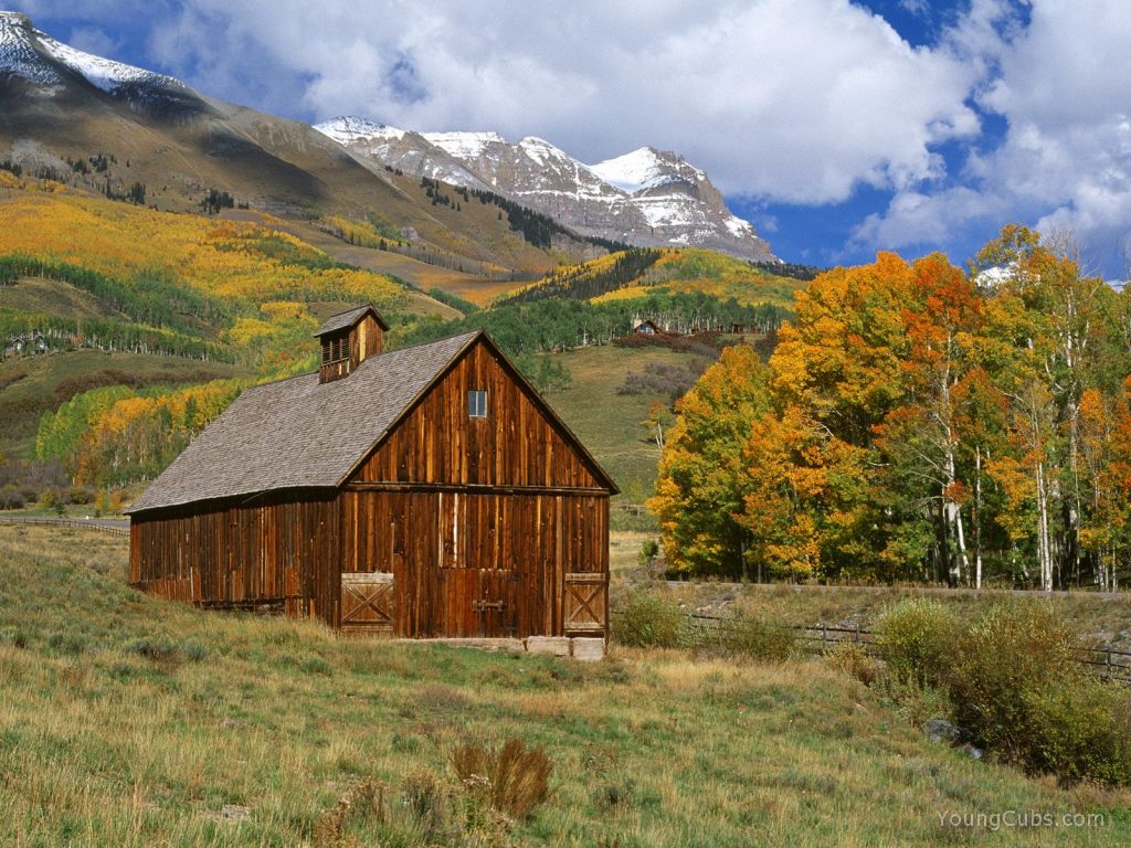 Telluride Barn, San Juan Mountains, Colorado